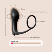 Anal Fantasy Ass-Gasm C–ckring Vibrating Plug